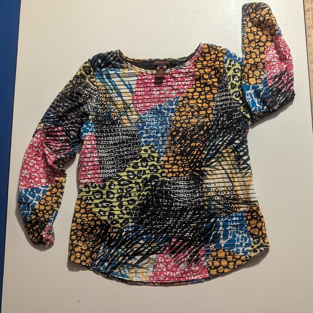 Multiples (Oversized) Medium Top Multi-Colored